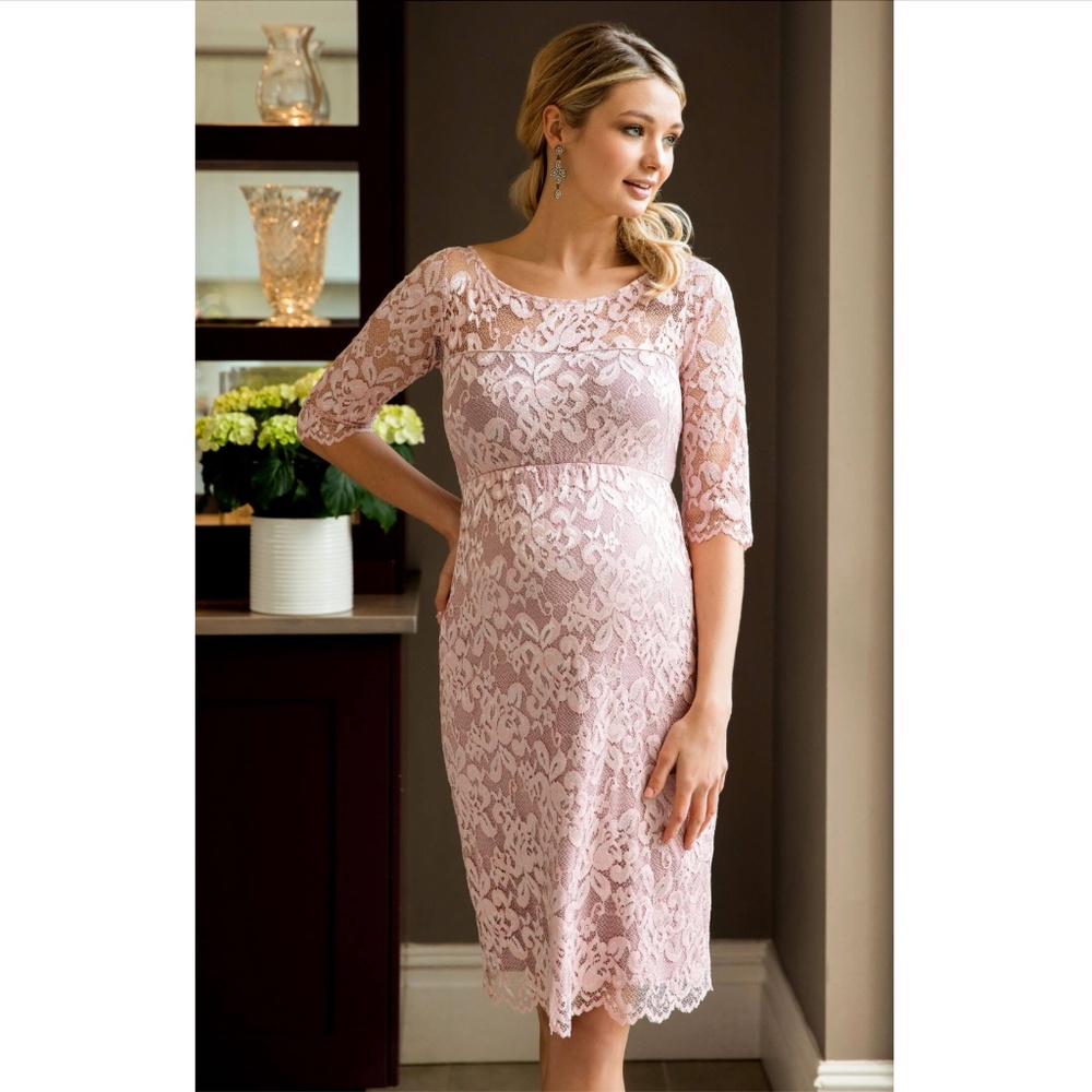 Tiffany Rose: AMELIA ROSE LACE MATERNITY DRESS in Vintage Rose (NWT)